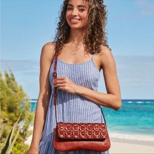 NEW Patricia Nash Women’s Baku Medium Clutch Crossbody Bag